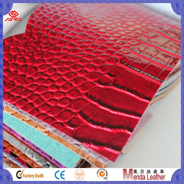 2015 Fashion PVC fabric Leather for Handbags